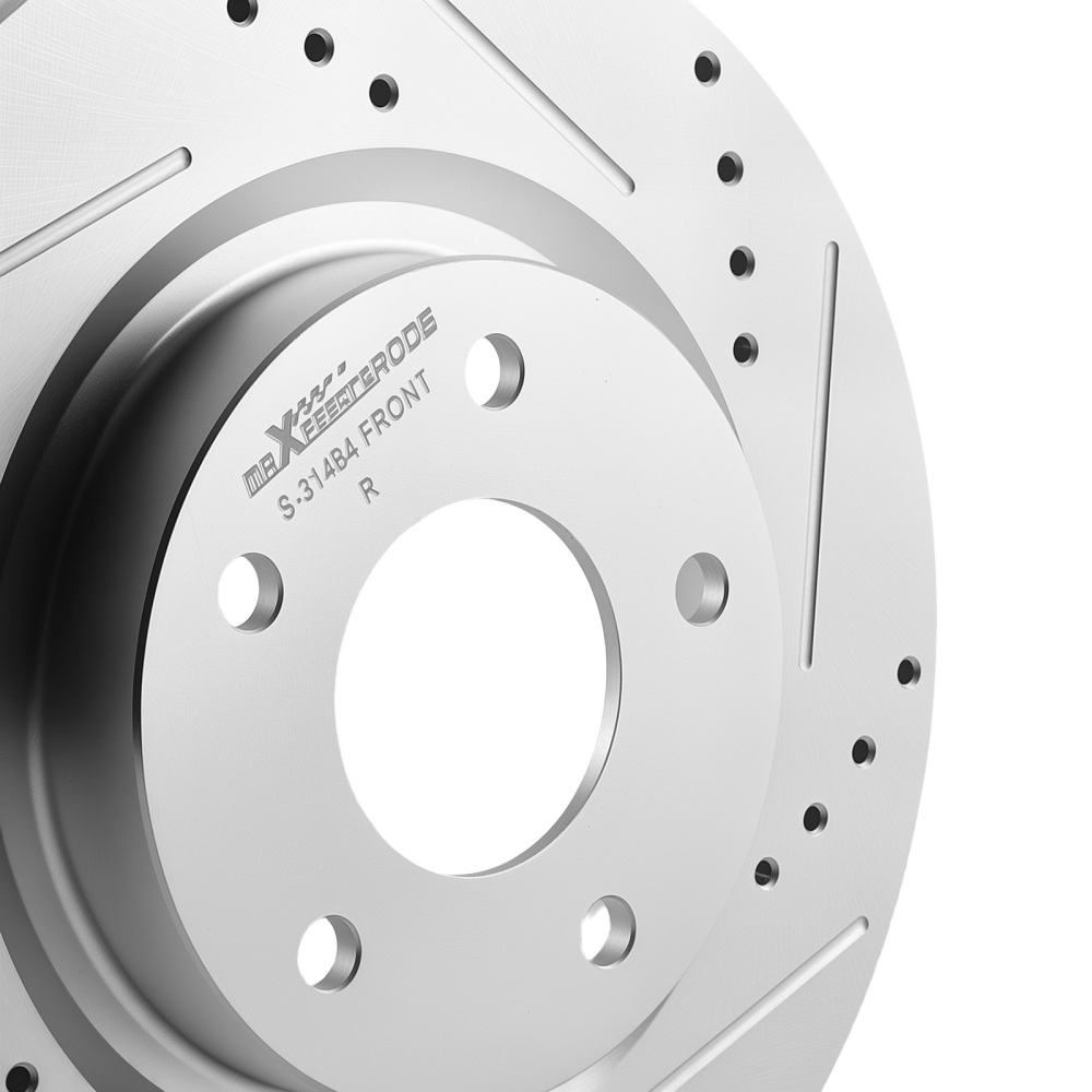 Front DrilledSlotted Disc Rotors compatible for Nissan Altima 2007 - 2023 S-31464
