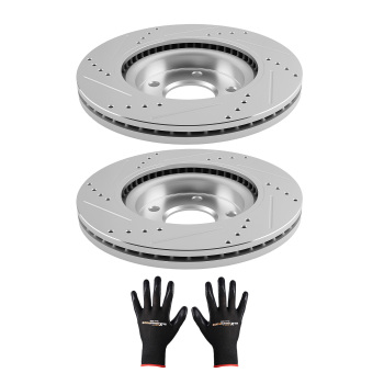 Front DrilledSlotted Disc Rotors compatible for Nissan Altima 2007 - 2023 S-31464