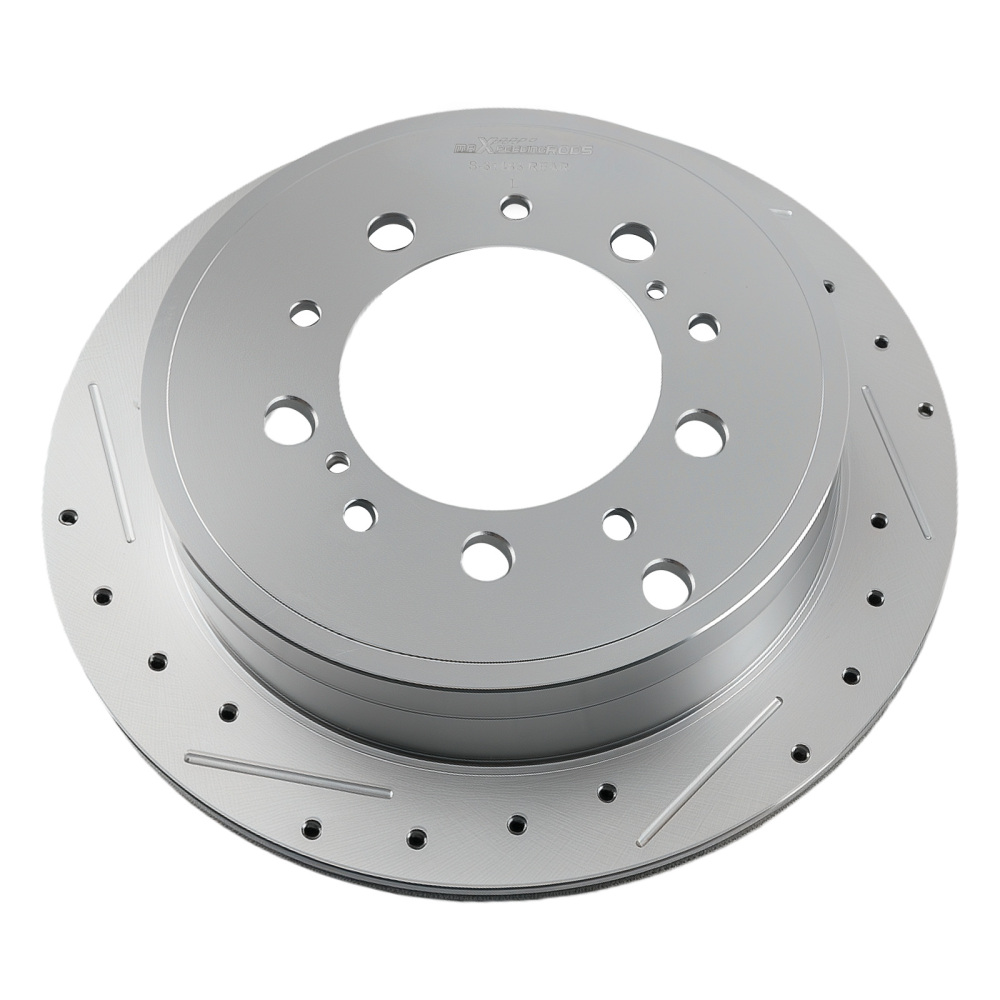 Rear Brake Rotors+Ceramic Brake Pads Kit compatible for Lexus LX570 2008-2021 S-31483 D1304