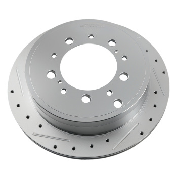 Rear Brake Rotors+Ceramic Brake Pads Kit compatible for Lexus LX570 2008-2021 S-31483 D1304