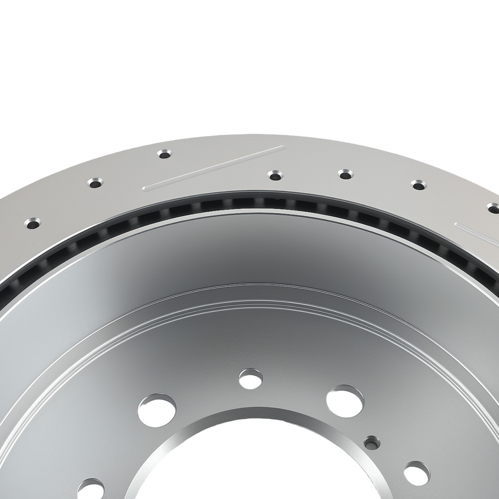 Rear LeftRight Brake Rotors Kit compatible for Lexus LX570 / Compatible for Toyota Sequoia 2008-2021