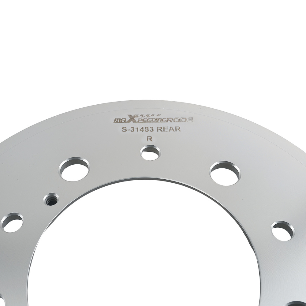 Rear LeftRight Brake Rotors Kit compatible for Lexus LX570 / Compatible for Toyota Sequoia 2008-2021