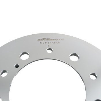 Rear LeftRight Brake Rotors Kit compatible for Lexus LX570 / Compatible for Toyota Sequoia 2008-2021