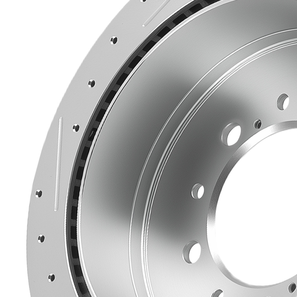 Rear LeftRight Brake Rotors Kit compatible for Lexus LX570 / Compatible for Toyota Sequoia 2008-2021