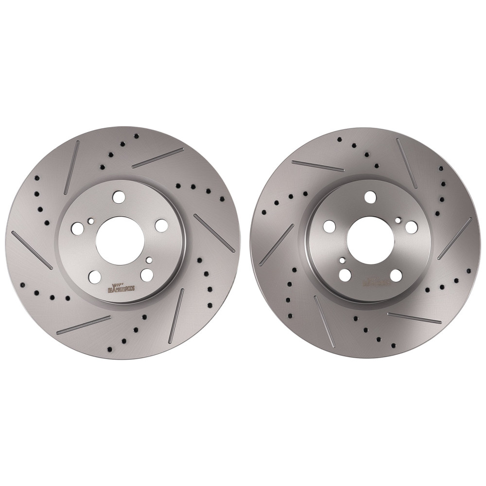 Front Brake Rotors Kit compatible for Toyota Matrix 2009-2013 compatible for Corolla 2009-2019 S31505