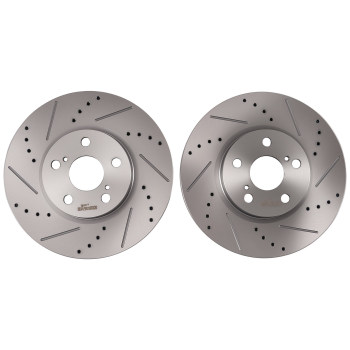 Front Brake Rotors Kit compatible for Toyota Matrix 2009-2013 compatible for Corolla 2009-2019 S31505