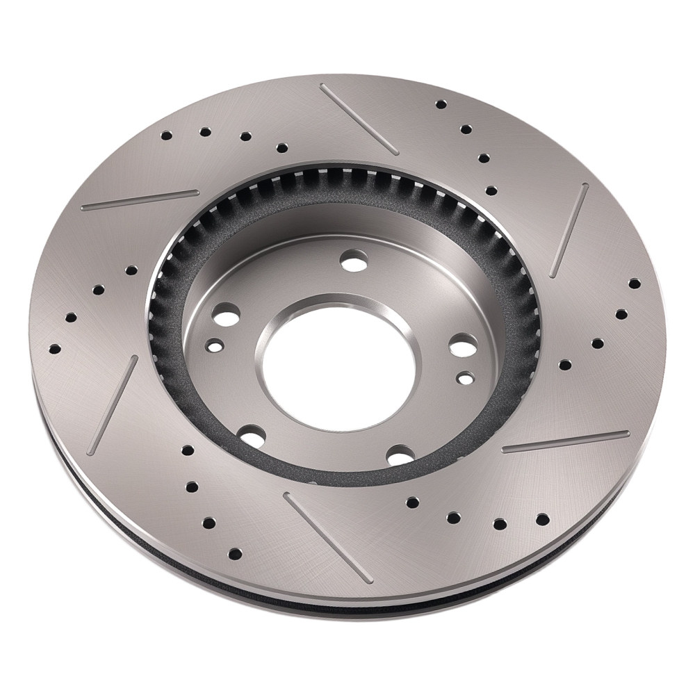Front Disc Brake Rotors Set compatible for Hyundai Elantra GT 2013-2020 Venue 2020-2026