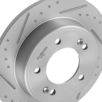 Rear Brake Rotors Set compatible for Hyundai Elantra Coupe 2013-2014 compatible for Kia Forte 2014-2024