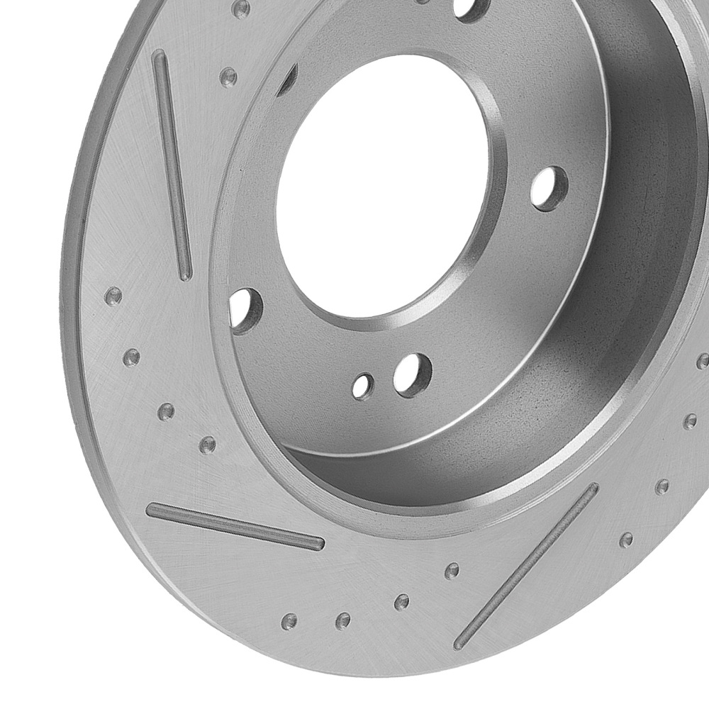 Rear Brake Rotors Set compatible for Hyundai Elantra Coupe 2013-2014 compatible for Kia Forte 2014-2024