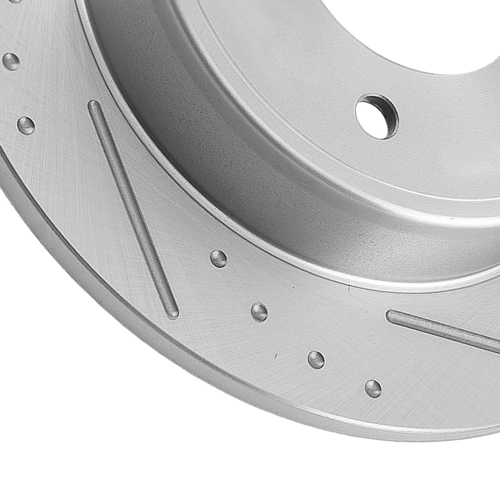 Rear Brake Rotors Set compatible for Hyundai Elantra Coupe 2013-2014 compatible for Kia Forte 2014-2024