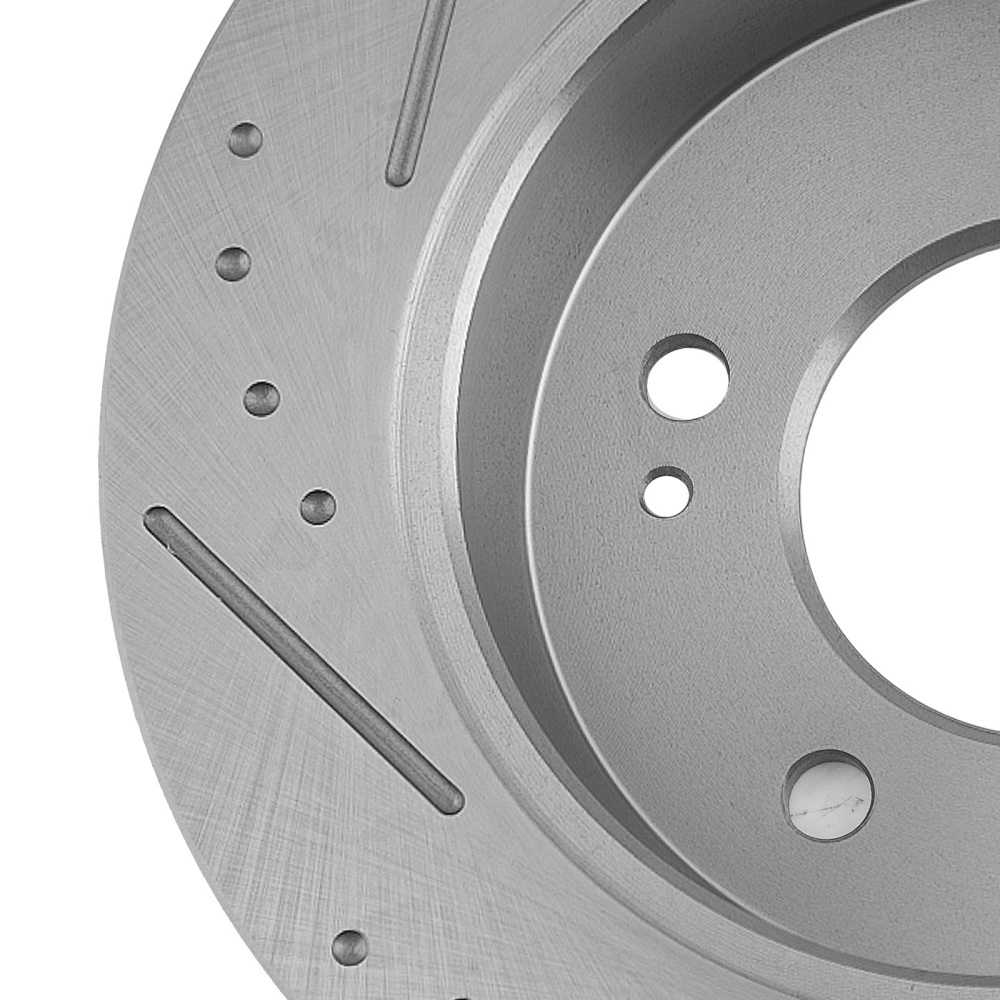 Rear Brake Rotors Set compatible for Hyundai Elantra Coupe 2013-2014 compatible for Kia Forte 2014-2024