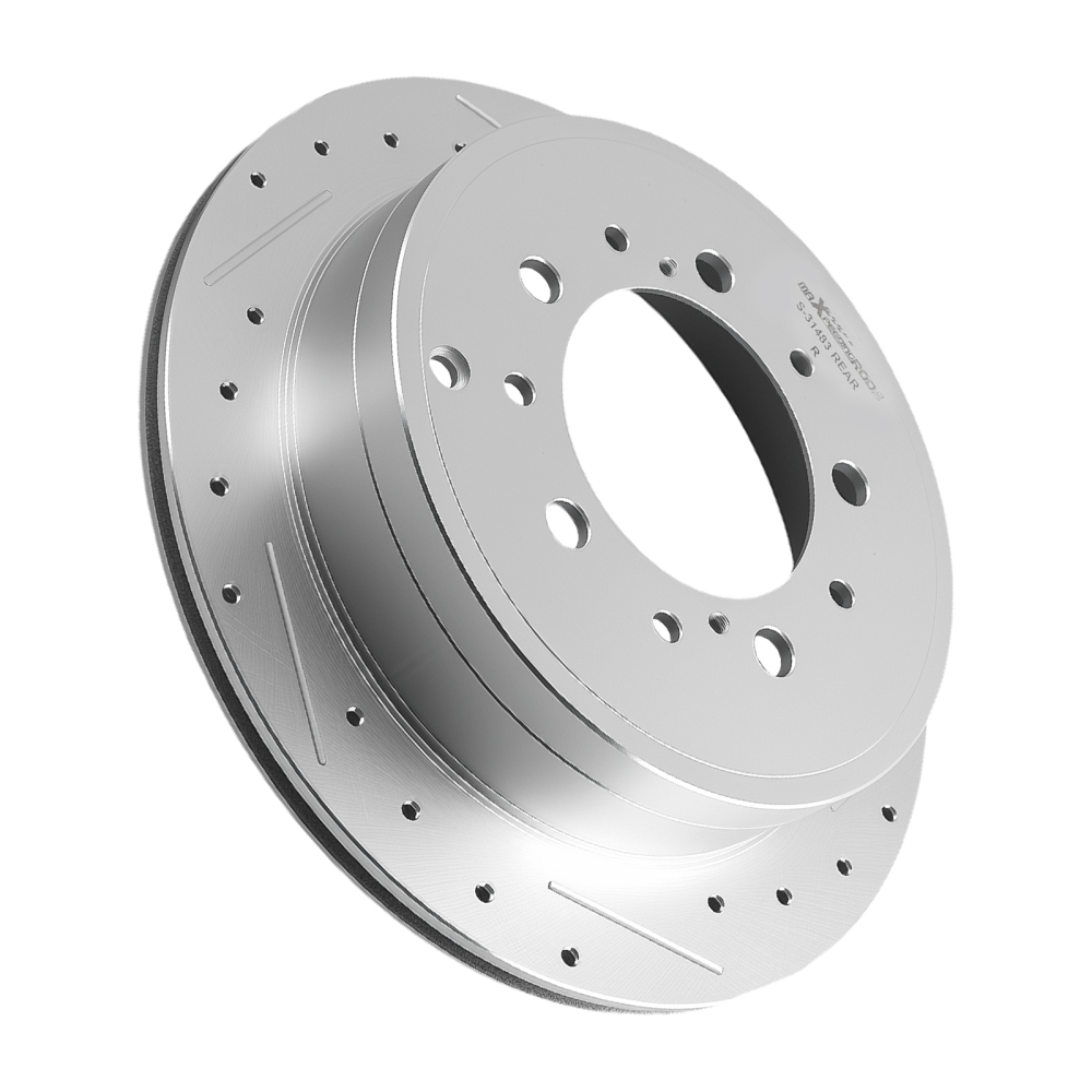 Front Rear Brake Rotors+Ceramic Brake Pads Kit compatible for Lexus Lx570 2016-2021 S-31482