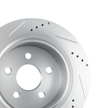 Rear Brake DiscCeramic Brake Pads Kit compatible for Ram 1500 2011-18/Compatible for Dodge Durango 04-09