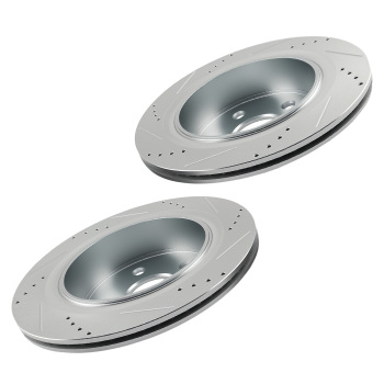 Rear Brake DiscCeramic Brake Pads Kit compatible for Ram 1500 2011-18/Compatible for Dodge Durango 04-09