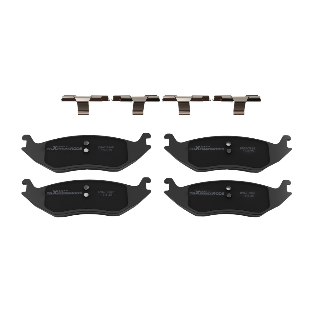 Rear Brake DiscCeramic Brake Pads Kit compatible for Ram 1500 2011-18/Compatible for Dodge Durango 04-09