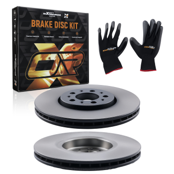 Coppia Dischi Ant Ventilati 288mm compatibile per VW Golf IV Bora compatibile per Seat Toledo compatibile per Skoda Rapid