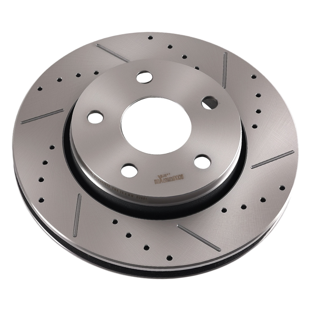 Front LeftRight Side Brake Rotors compatible for Jeep Wrangler 2007 2008 2009-2018 S-53040