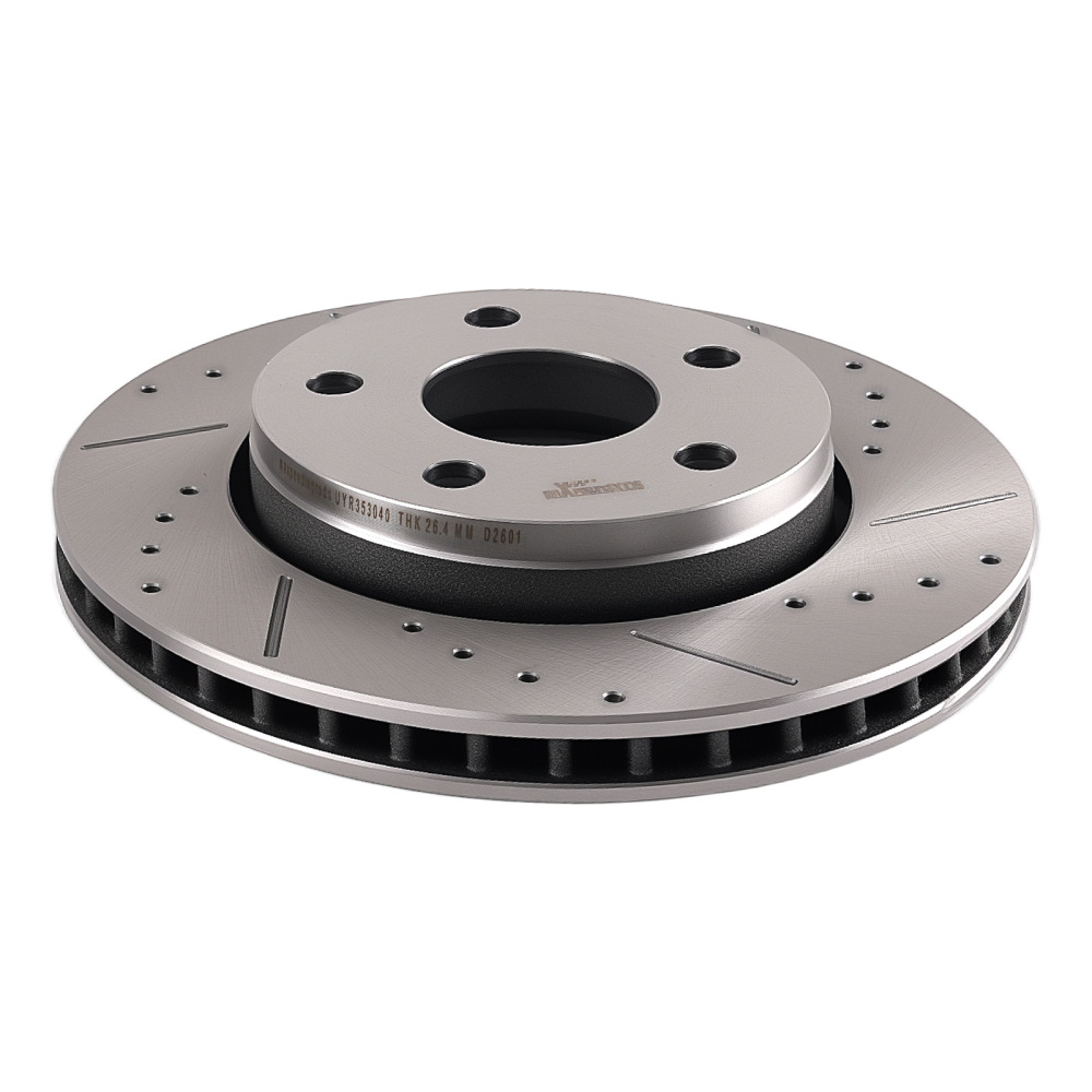 Front LeftRight Side Brake Rotors compatible for Jeep Wrangler 2007 2008 2009-2018 S-53040