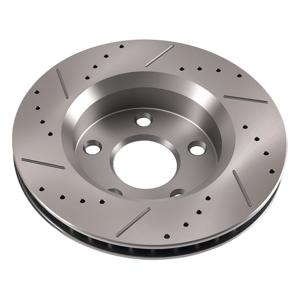 Front LeftRight Side Brake Rotors compatible for Jeep Wrangler 2007 2008 2009-2018 S-53040