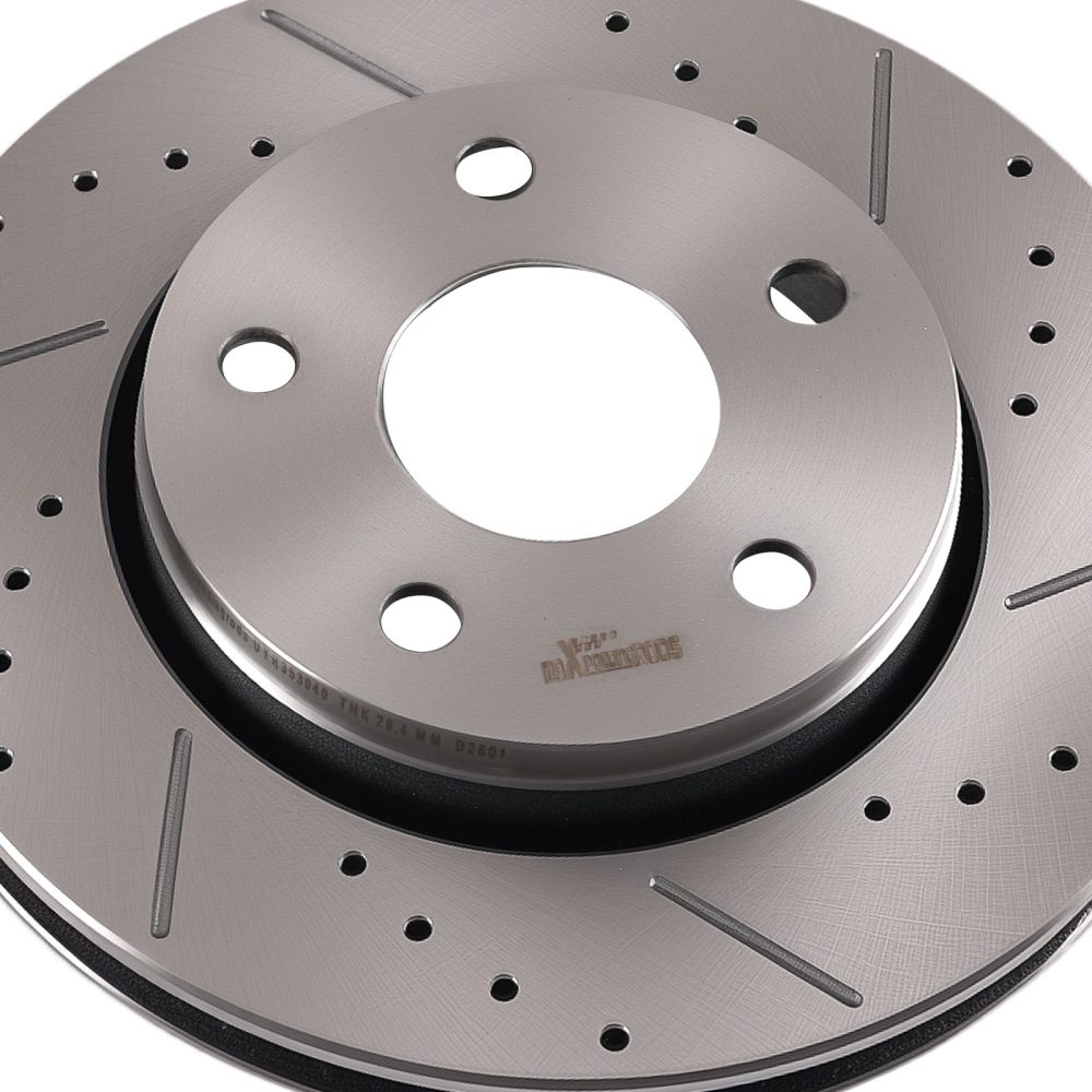 Front LeftRight Side Brake Rotors compatible for Jeep Wrangler 2007 2008 2009-2018 S-53040
