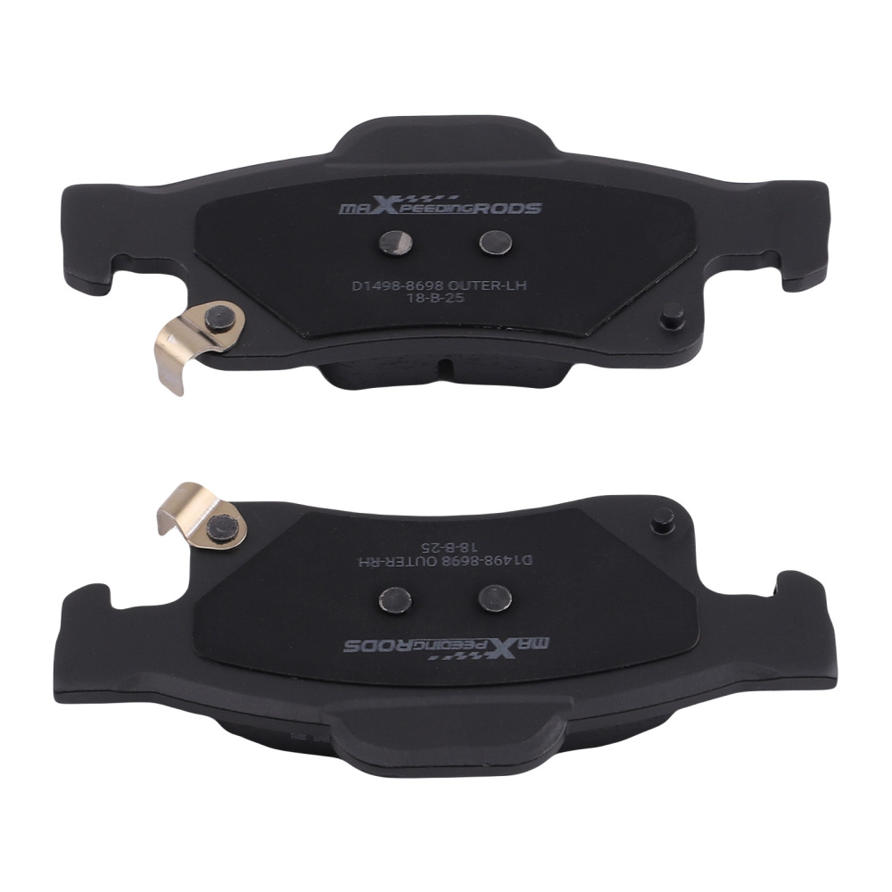 Rear Brake Rotors+Ceramic Brake Pads Kit compatible for Dodge Durango 2011-2020 S-53061