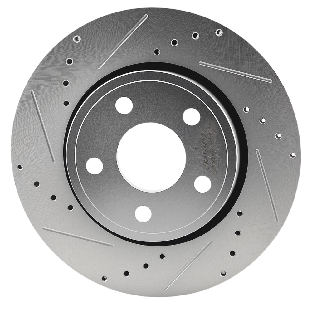 Front Drilled Brake Rotors Pads compatible for Jeep Grand Cherokee 2011-18 compatible for Dodge Durango