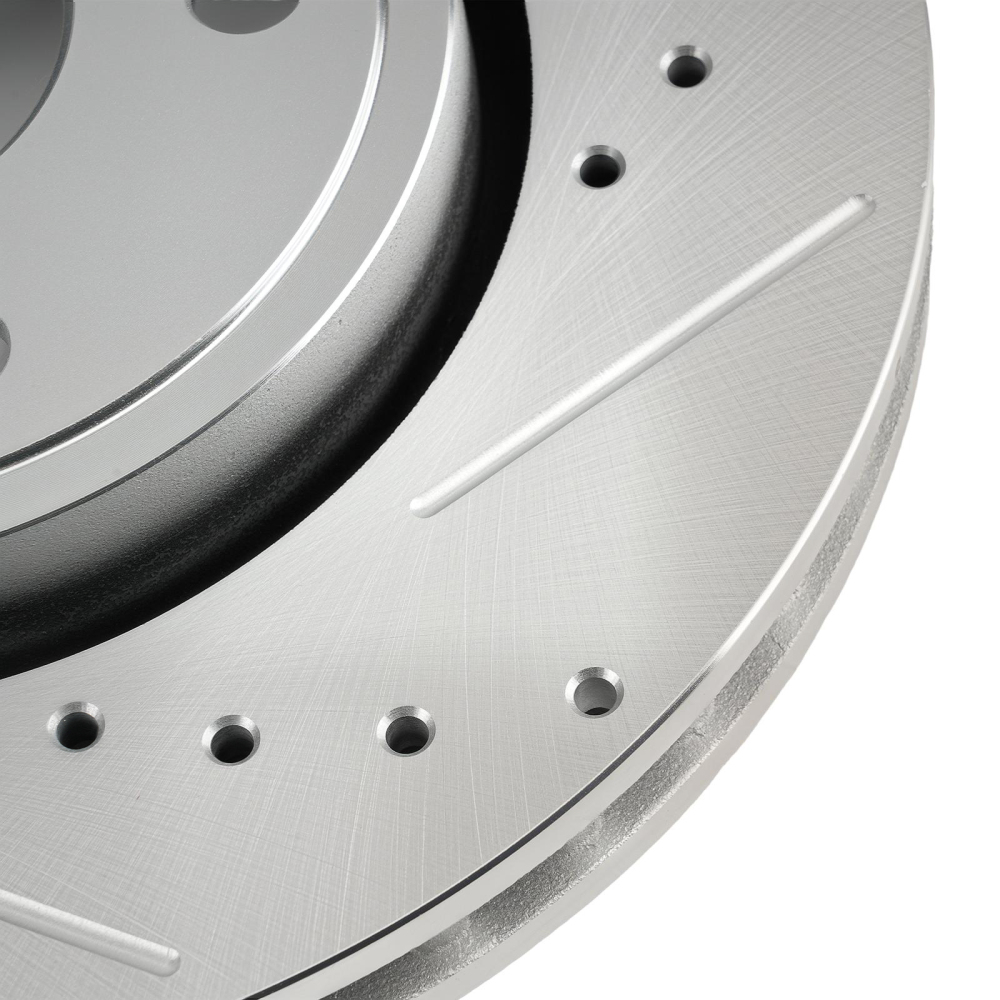 330mm Front Drilled Disc Rotors for 2011-2020 compatible for Dodge Durango compatible for Jeep Grand Cherokee