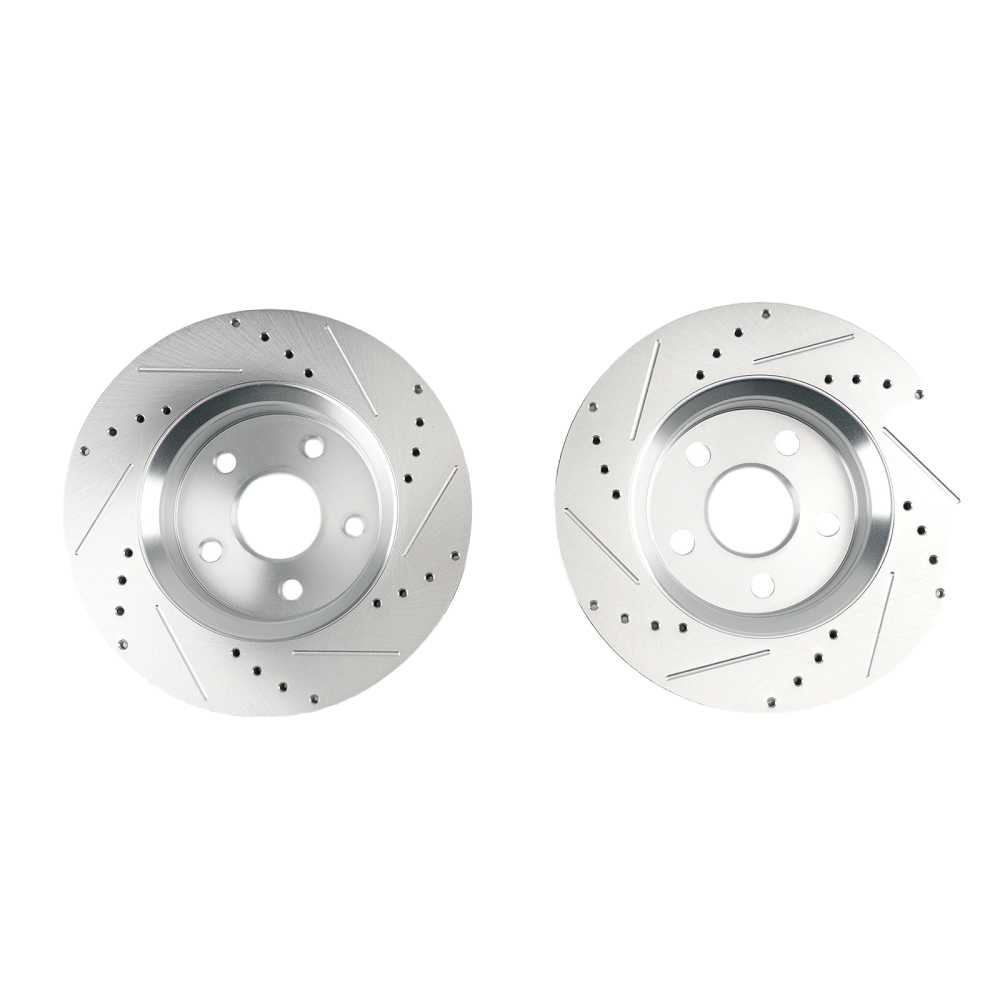 330mm Front Drilled Disc Rotors for 2011-2020 compatible for Dodge Durango compatible for Jeep Grand Cherokee