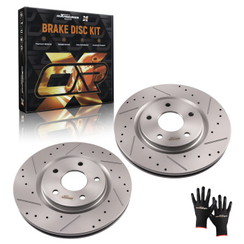 Front Brake Rotors Set compatible for Dodge Grand Caravan 2012-2020 Journey 2012-2020 53068