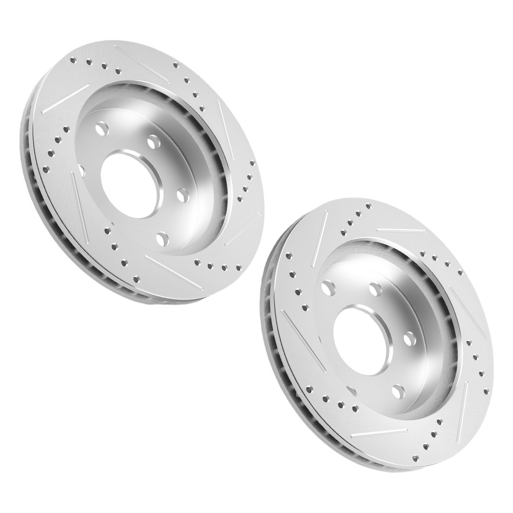 Front Brake Rotors Calipers compatible for Chevy Astro Avalanche compatible for Silverado Suburban 1500