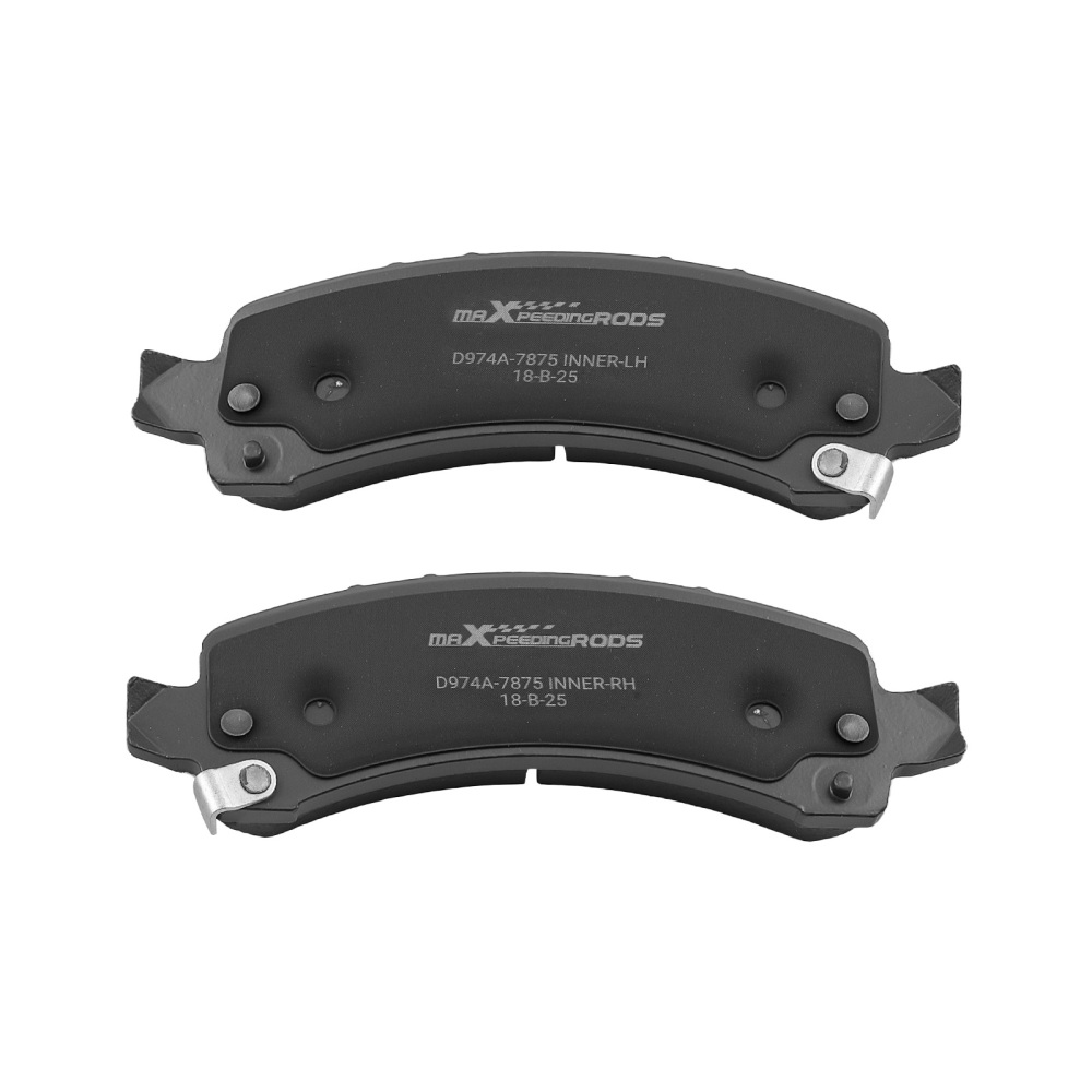 Rear Brake Rotors+Brake Pads Kit compatible for GMC Yukon XL 1500 2002-2006 S-55084 P-974A