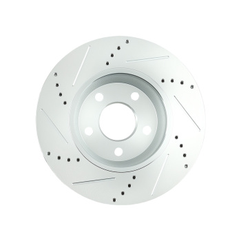 Front Drilled Disc Brake Rotors compatible for Saturn Aura Cobalt HHR compatible for Malibu G5 G6 Pursuit