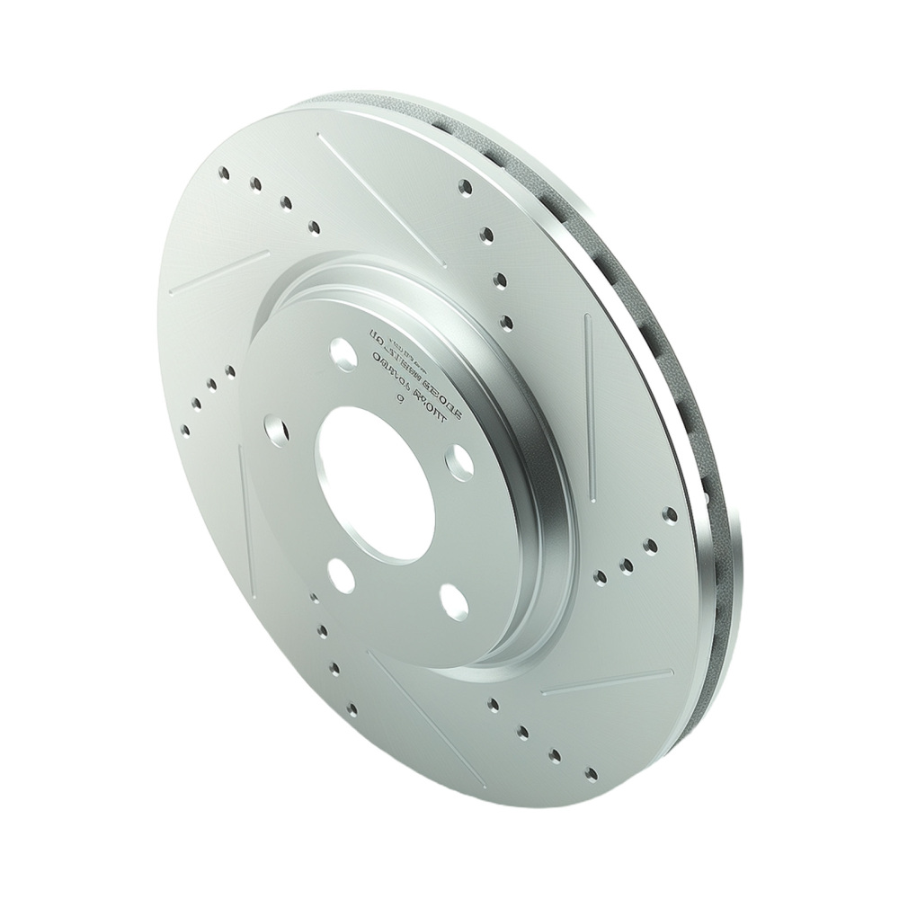 Front Drilled Disc Brake Rotors compatible for Saturn Aura Cobalt HHR compatible for Malibu G5 G6 Pursuit