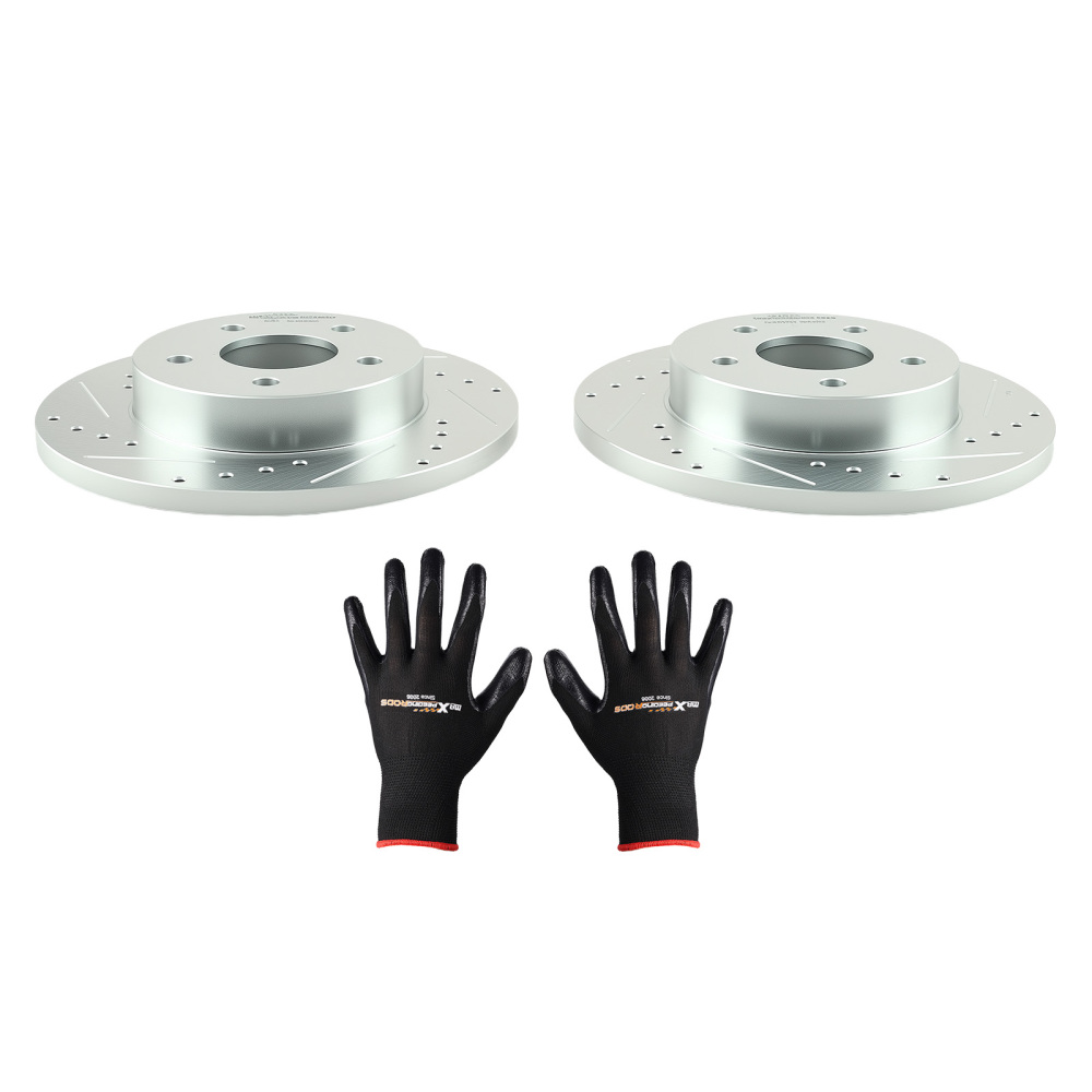 Rear Drilled Brake Rotors compatible for Chevrolet Cobalt 2005-08/HHR 2008-10 S-55094