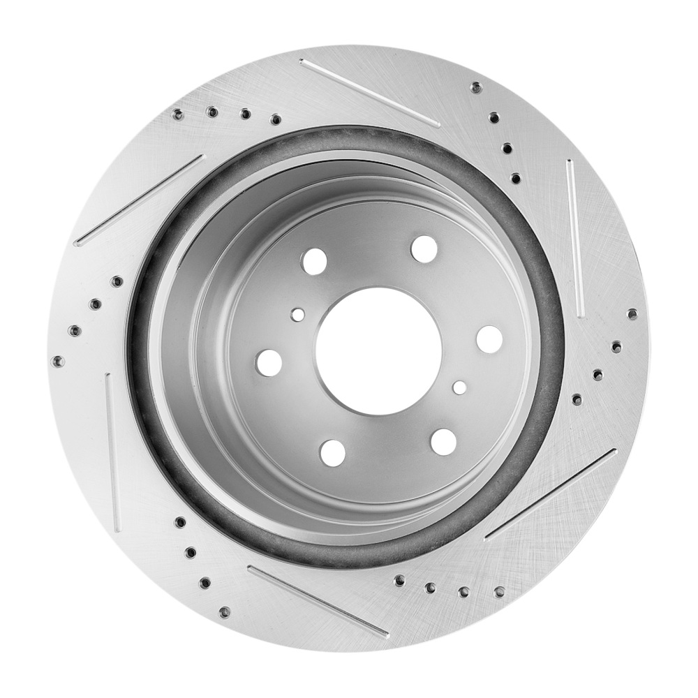 Rear DrilledSlotted Disc Brake Rotors compatible for Cadillac Escalade 2007-2020 S-55133