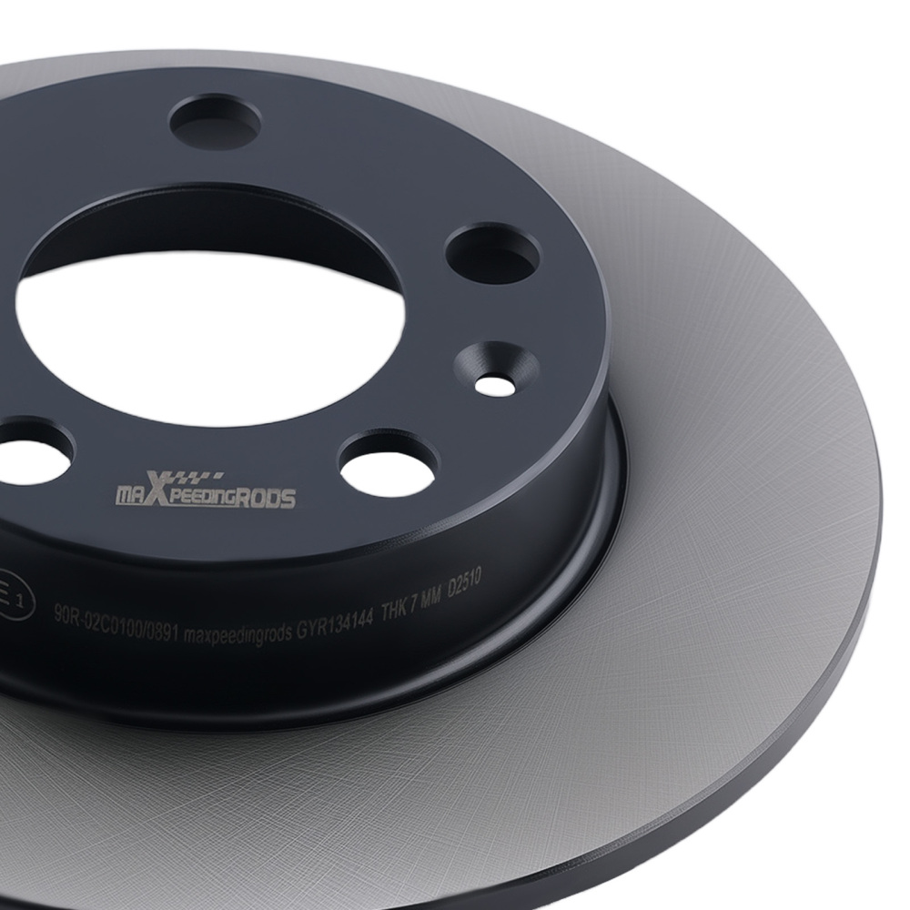 Pair Brake Disc Rear LeftRight compatible for Audi A1 A2 A3 TT 96-2023 1J0615601C 232mm