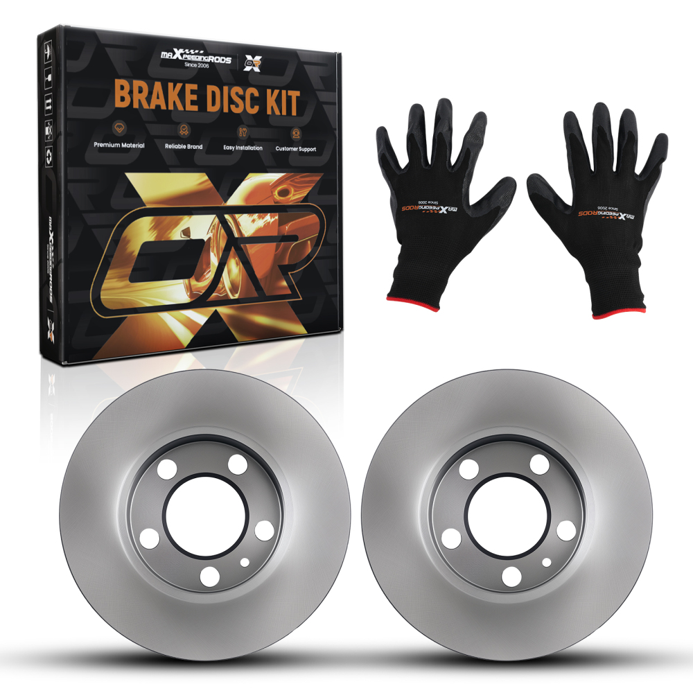 Pair Brake Disc Rear LeftRight compatible for Audi A1 A2 A3 TT 96-2023 1J0615601C 232mm