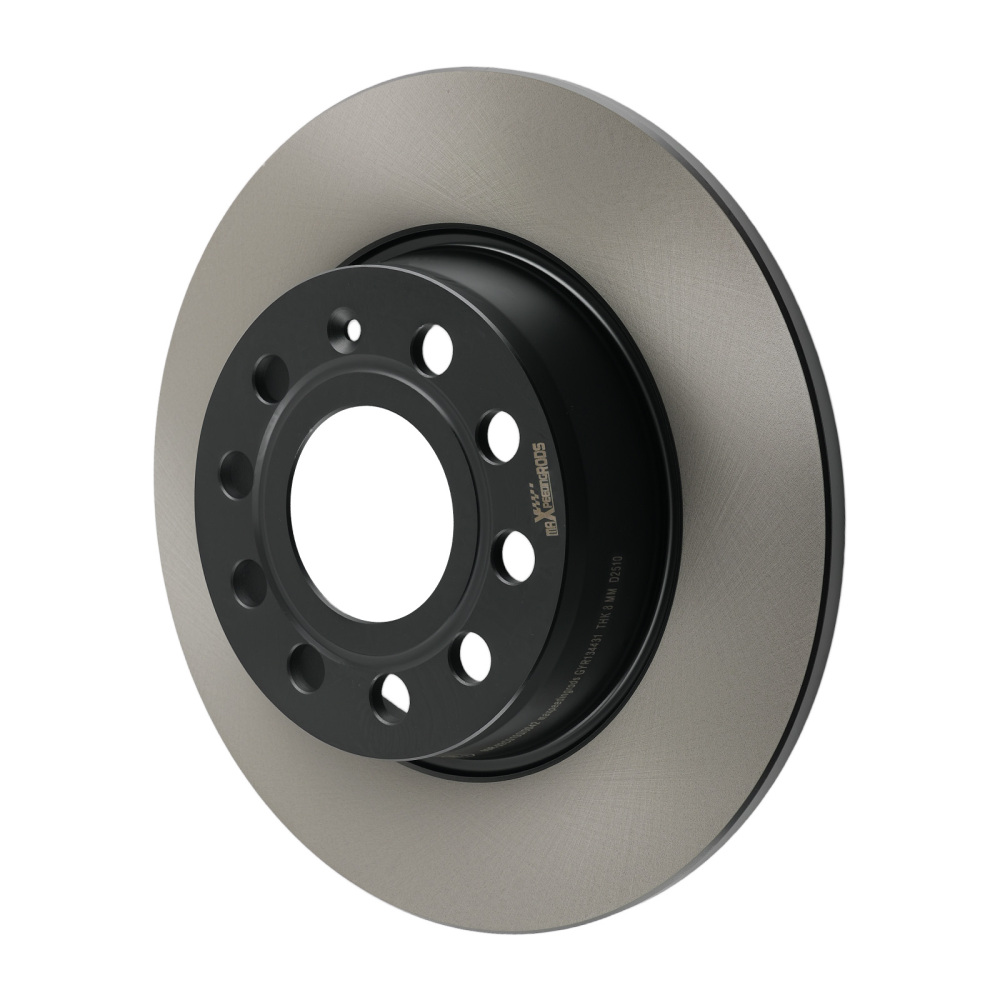 Pair Rear Brake Discs Left Right compatible for Skoda Octavia II III Superb II Yeti 04-20