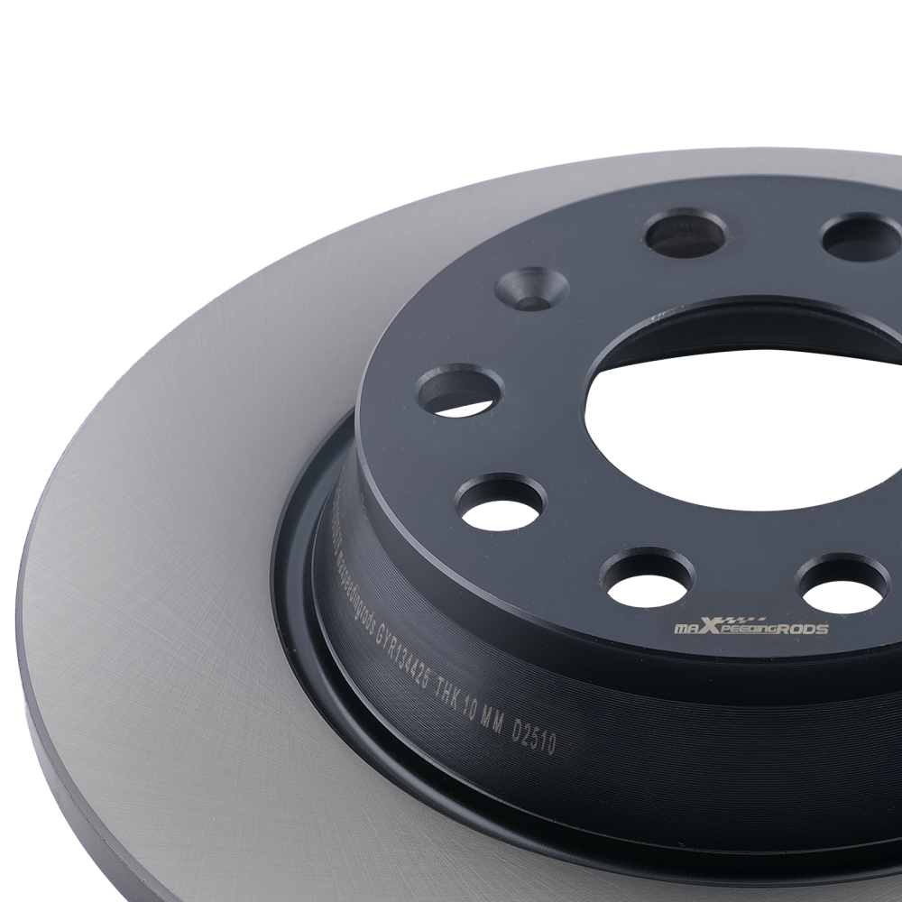 Pair Rear Brake Discs LeftRight compatible for Audi A3 compatible for VW Golf 2003-2013 1K0615601AD