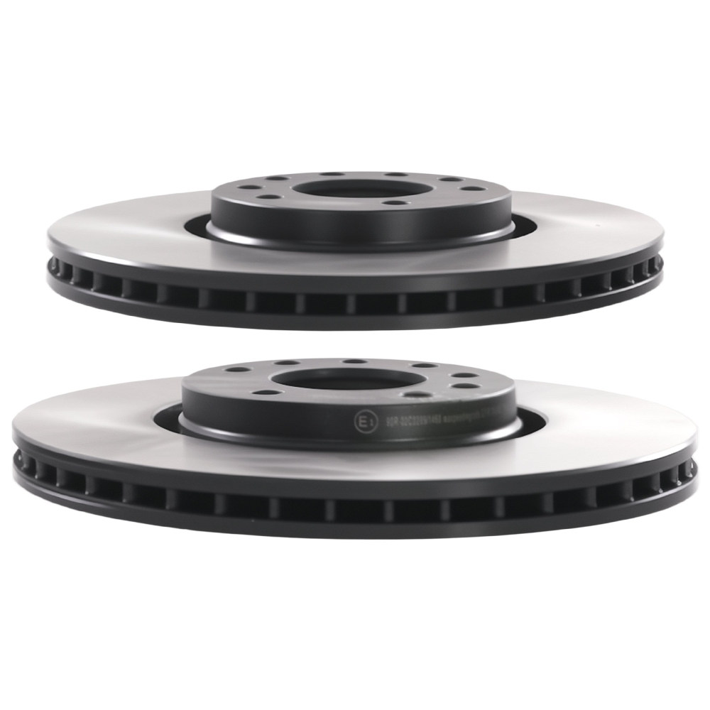 Vented Brake Discs Set Front compatible for Opel Adam/Meriva A/Compatible for Saab 9-5 1997-2019 9194477