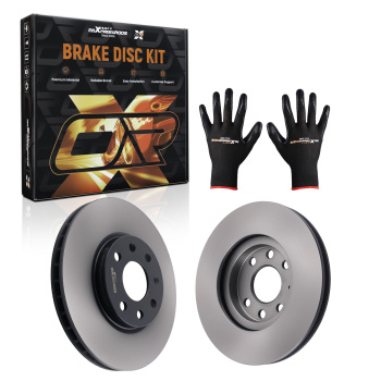 Front Vented Brake Discs Pair 260mm compatible for Opel Vauxhall FWD 2000-2012 569000