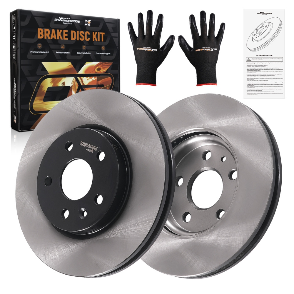 Front Brake Discs Kit Vented compatible for Opel Astra J/Compatible for Vauxhall Astra/Compatible for Chevrolet 2009-2015