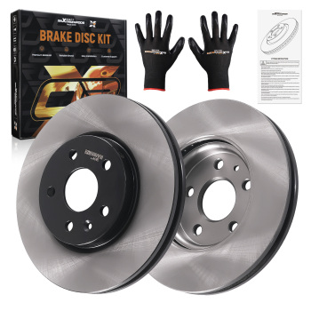 Front Brake Discs Kit Vented compatible for Opel Astra J/Compatible for Vauxhall Astra/Compatible for Chevrolet 2009-2015