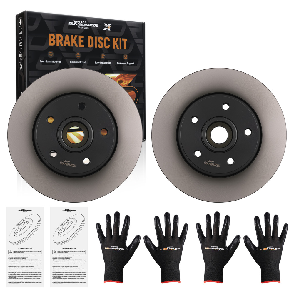2x Solid Rear Brake Discs compatible for Renault Trafic III compatible for Opel Vivaro B 2014-23 95516956
