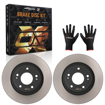 2x Brake Disc Front LeftRight compatible for Citroën C-Crosser 2007-2012 MR205215 294mm