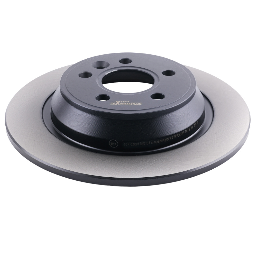 Pair Brake Disc Rear LeftRight compatible for Ford Mondeo IV BA7 2010-2014 1405500 302mm