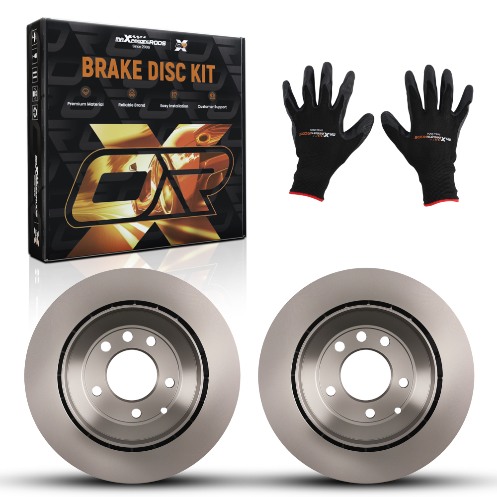 Dischi freno e pastiglie posteriori compatibile per Audi Q7/Compatibile per Porsche Cayenne 7L6615601J