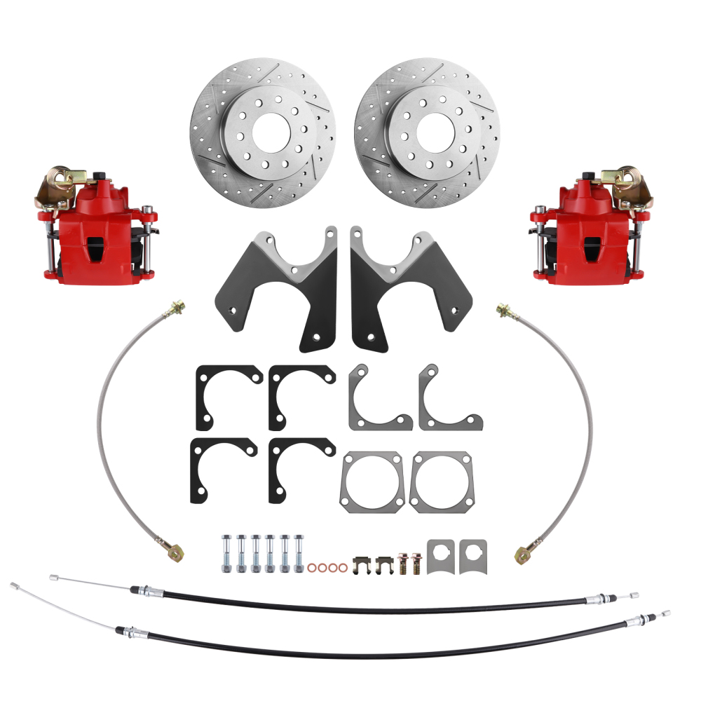 Rear End Disc Brake Conversion Kit compatible for Chevrolet Chevelle Buick Skylark 1964-72