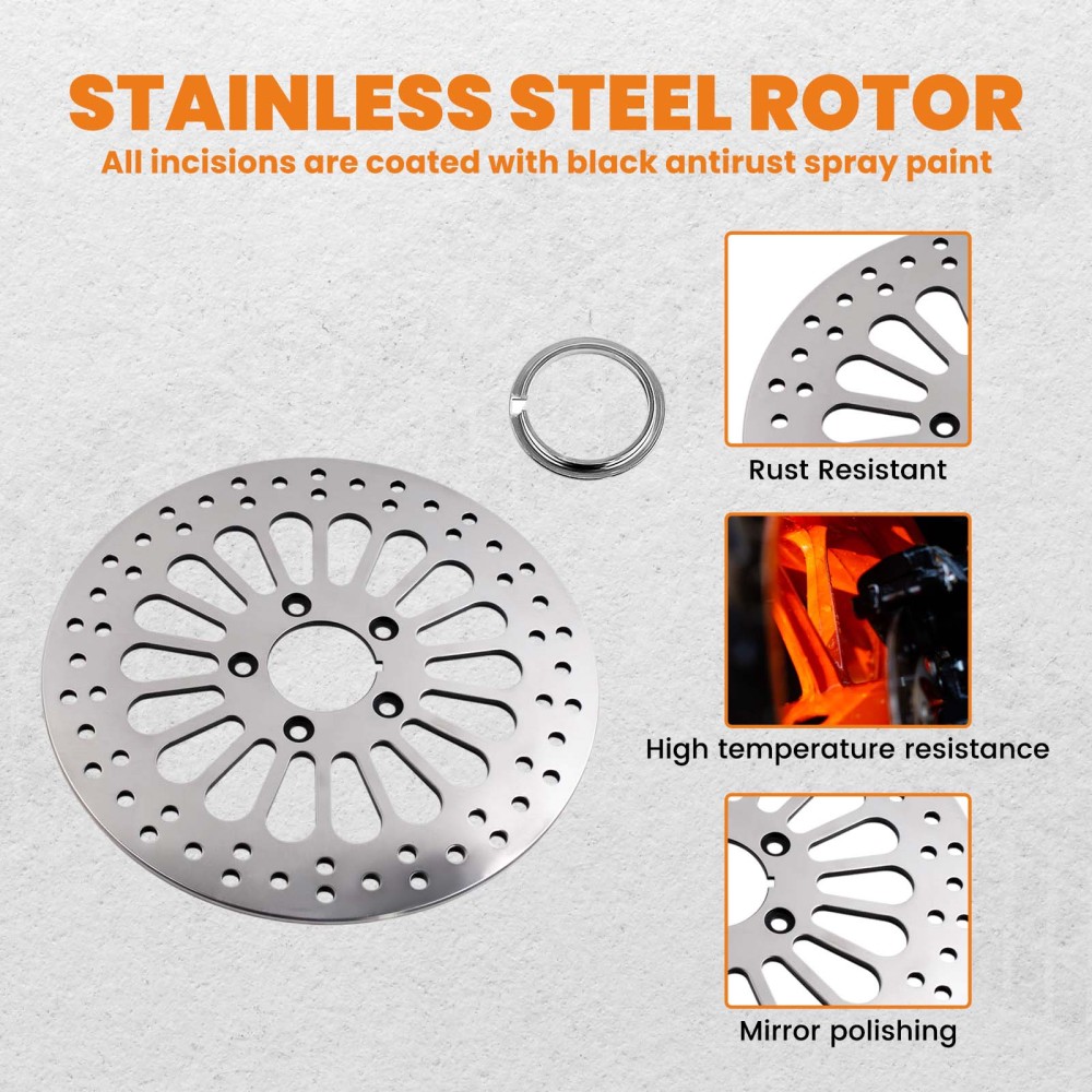 1Pc 11.5 Front Brake Rotor Disk Compatible for Harley-Davidson Touring 2000-2007