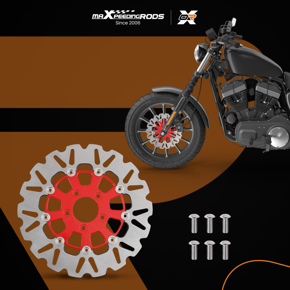 11.8 in Front Floating Brake Rotor compatible for Harley-Davidson Touring 08-19 Trike 09-19